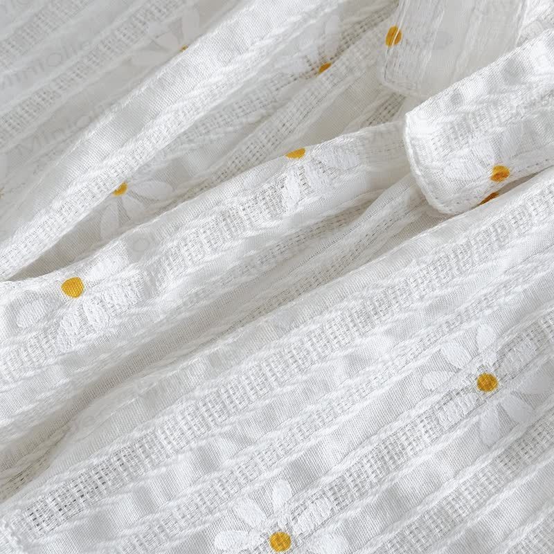 Baby Daisy Print Cotton Romper - image 4