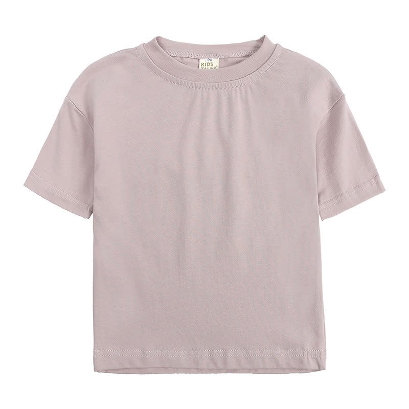 Toddler Cotton Crew Neck Tee - Dusty Purple - 4-5T - image 4