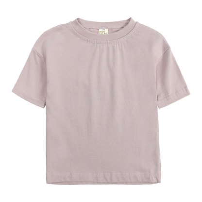 Toddler Cotton Crew Neck Tee - Dusty Purple - 4-5T - image 4