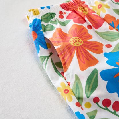 Baby 2-Piece Beige Flower Sleeveless Set - image 5