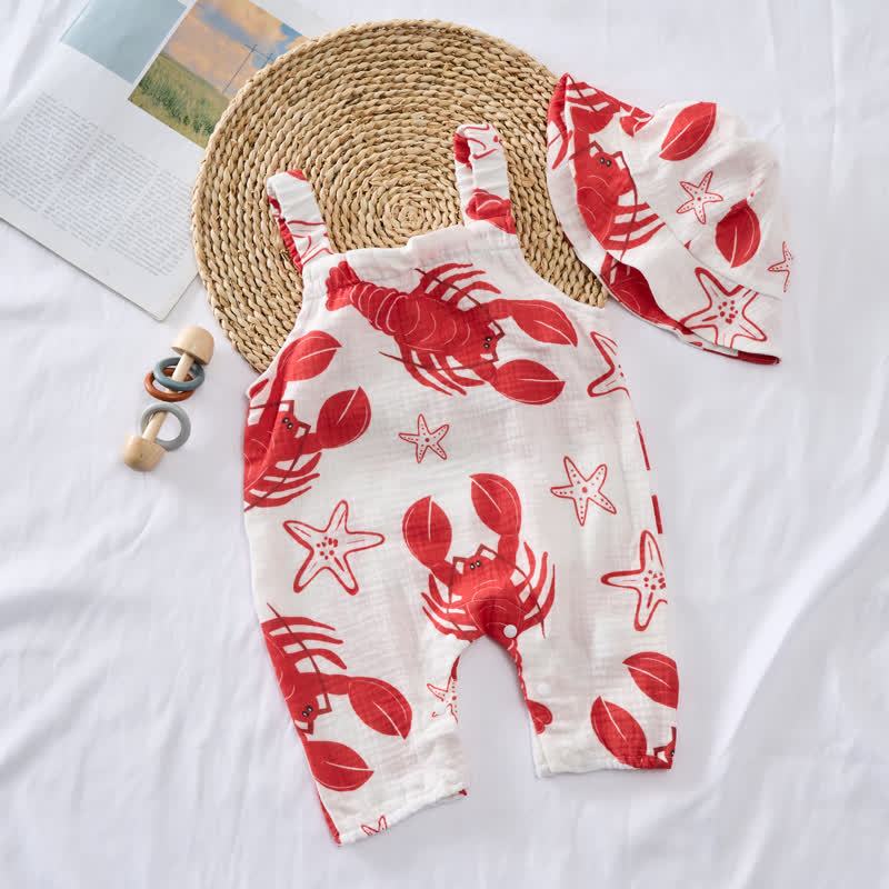 Baby Lobster Romper with Hat - image 3