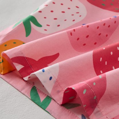 Baby 2-Piece Pink Strawberry Sleeveless Set - image 5