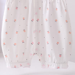 Baby Flower Sleeveless Ruffle Romper - image 5