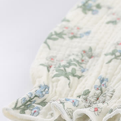 Baby Floral Lace Square Neck Sleeveless Romper - image 6