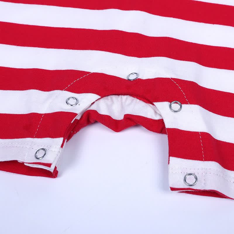 Baby Summer Striped Romper - image 9