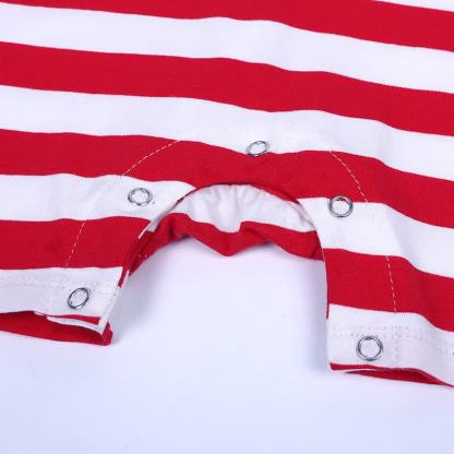 Baby Summer Striped Romper - image 9