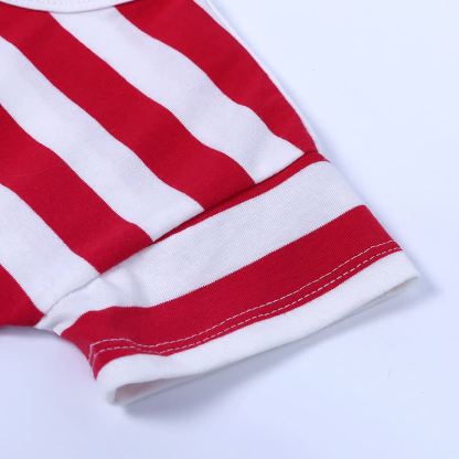 Baby Summer Striped Romper - image 8