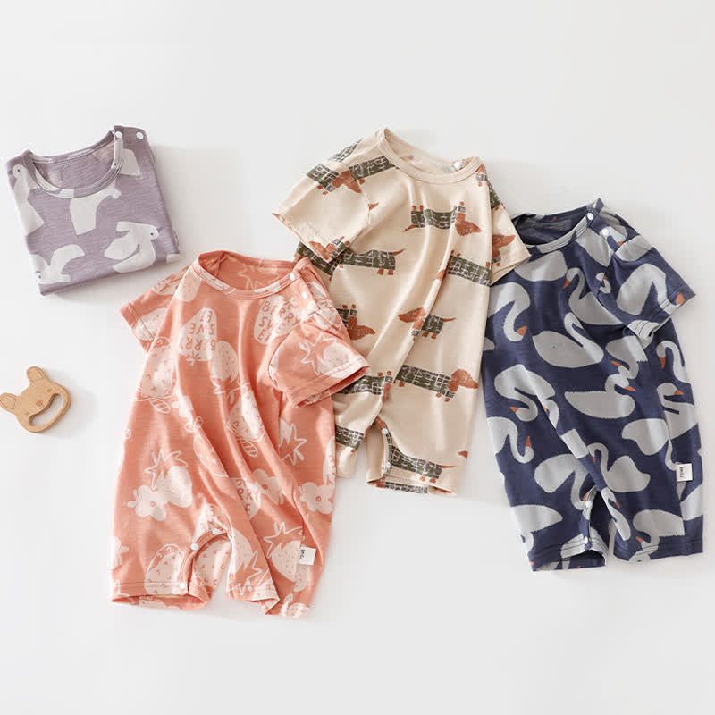 Baby Animal/Fruit Summer Romper - image 1