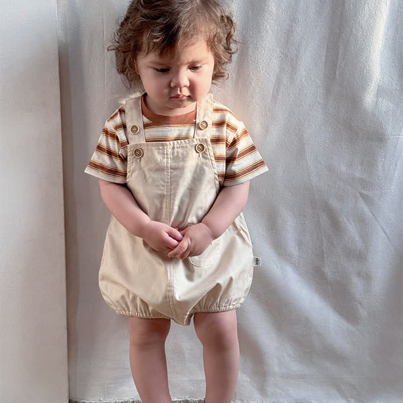 Baby Cotton Striped Tee - image 6