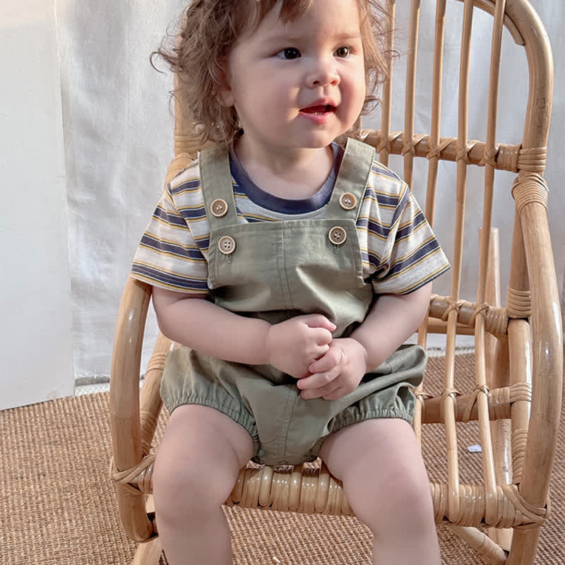 Baby Cotton Striped Tee - image 5