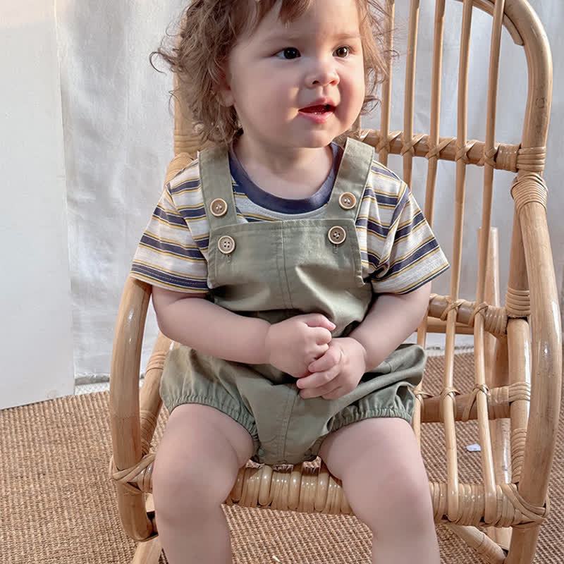 Baby Cotton Striped Tee - image 5