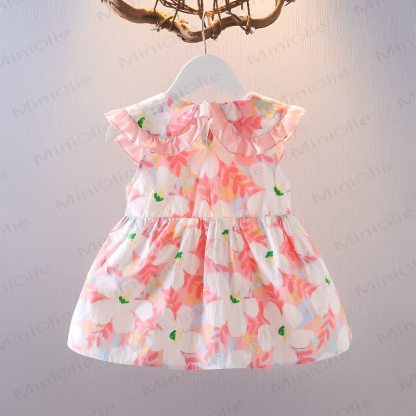 Baby Toddler Girl Sleeveless Floral Print Dress - image 2