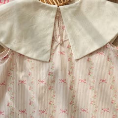 Toddler Girl Cotton Pink Ribbed Bows Print Dress - image 5