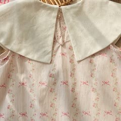 Toddler Girl Cotton Pink Ribbed Bows Print Dress - image 5