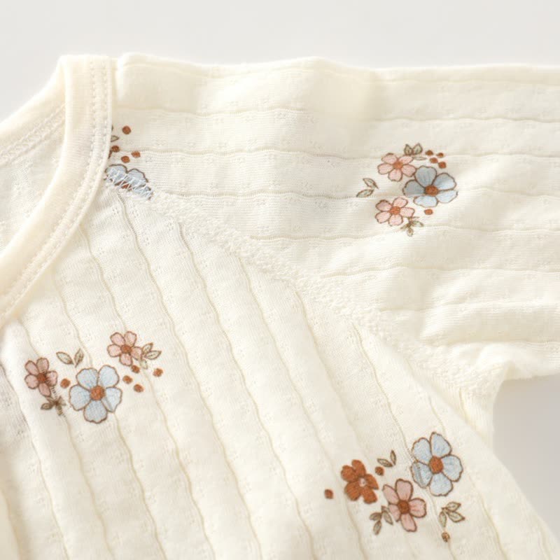 Baby White Cotton Romper - image 7