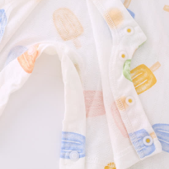 Baby White Summer Romper - image 7