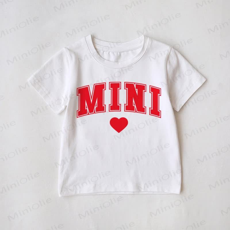 MAMA/MINI Family Matching T-Shirt - White - Baby T-Shirt: 3-5T - image 2