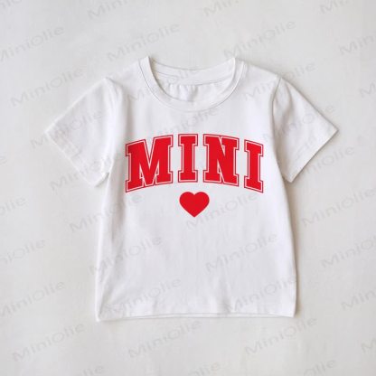 MAMA/MINI Family Matching T-Shirt - White - Baby T-Shirt: 3-5T - image 2