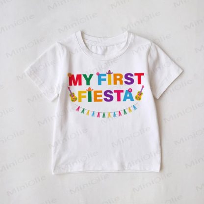 MAMA CITA/MY FIRST FIESTA Family Matching T-Shirt - White - Baby T-Shirt: 3-5T - image 2