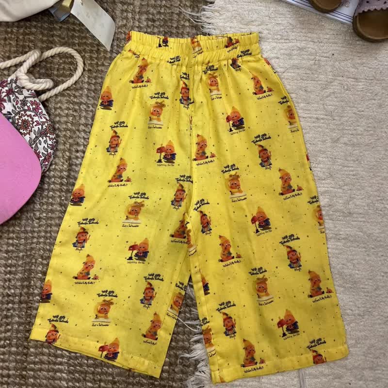 Toddler Cotton Pants or Solid Color Tee - Yellow - 6-7T - image 7