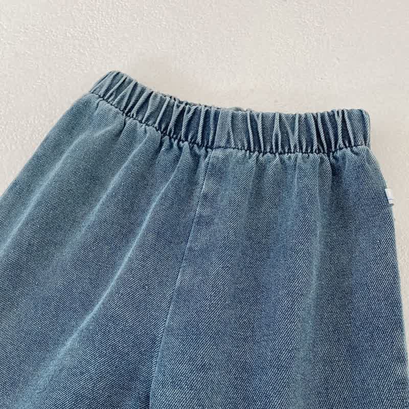 Toddler Girl Denim Tank Top and Pants Set - image 5