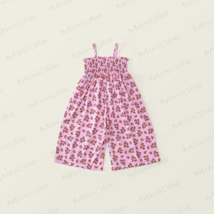 Toddler Girl Smocked Floral Polyester Spaghetti Strap Dress - image 3