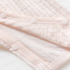 Baby Bear Pattern Solid Color Romper - image 9