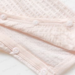 Baby Bear Pattern Solid Color Romper - image 9