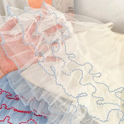 Baby Toddler Girls Cotton Lace Tulle Dress - image 4