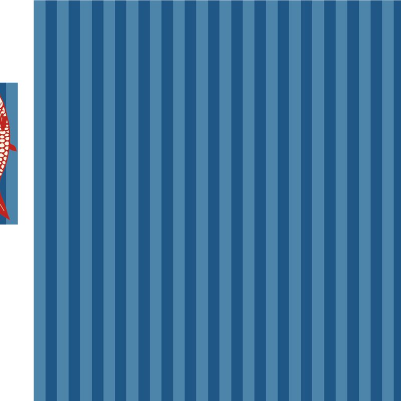 Toddler Sardines Blue Vertical Striped 2-piece Sleeveless Set - image 7