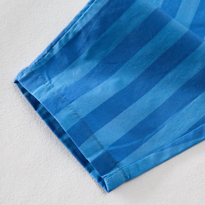 Toddler Sardines Blue Vertical Striped 2-piece Sleeveless Set - image 6