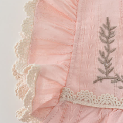 Baby Girl Lace Square-neck Romper - image 4