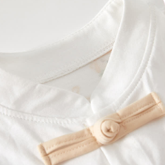 Baby Monkey Print Summer Romper - image 3