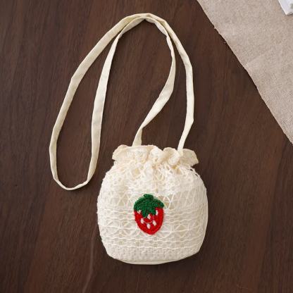 Toddler Girls Strawberry Print Sleeveless Dress - image 5