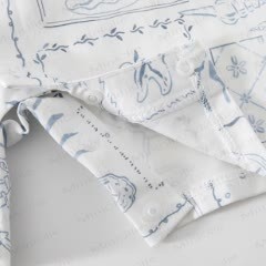 Baby Boy Ocean Print Romper - image 5