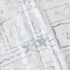 Baby Boy Ocean Print Romper - image 6