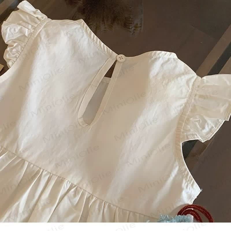 Toddler Girls Cotton Ruffle Tank Top and Pants Set - image 4