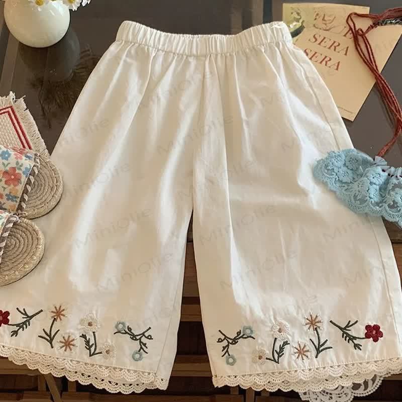 Toddler Girls Cotton Ruffle Tank Top and Pants Set - image 5