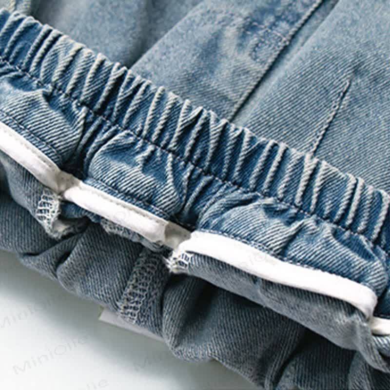 Toddler Boys Solid Blue Denim Pants - image 3