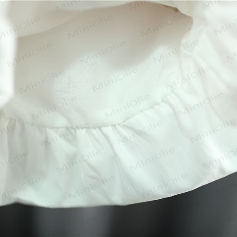 Baby Orange Gingham Cotton Bow Sleeveless Tank Top and Shorts Set - image 8