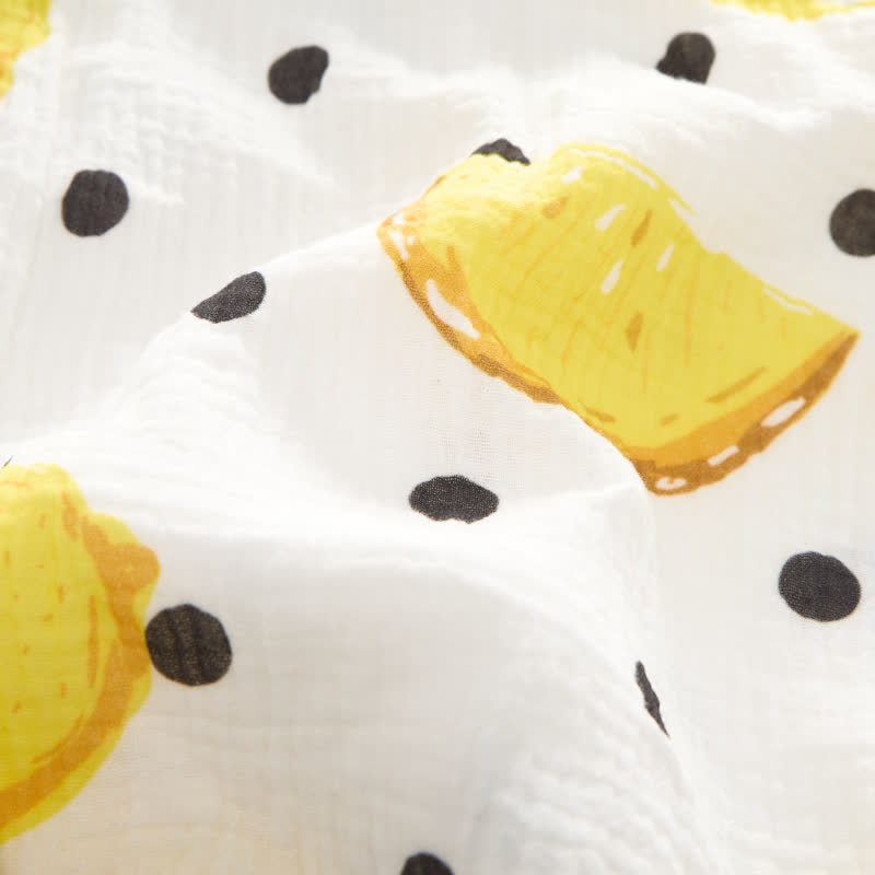 Baby Lemon & Polka Dot Romper with Hat - image 5