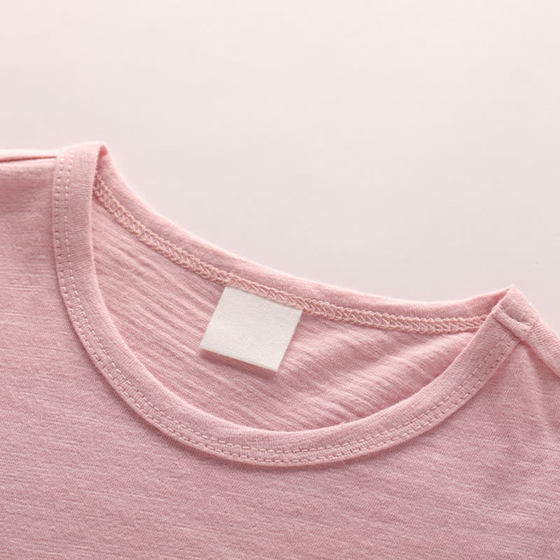 Toddler Solid Color Crewneck Tee - image 8