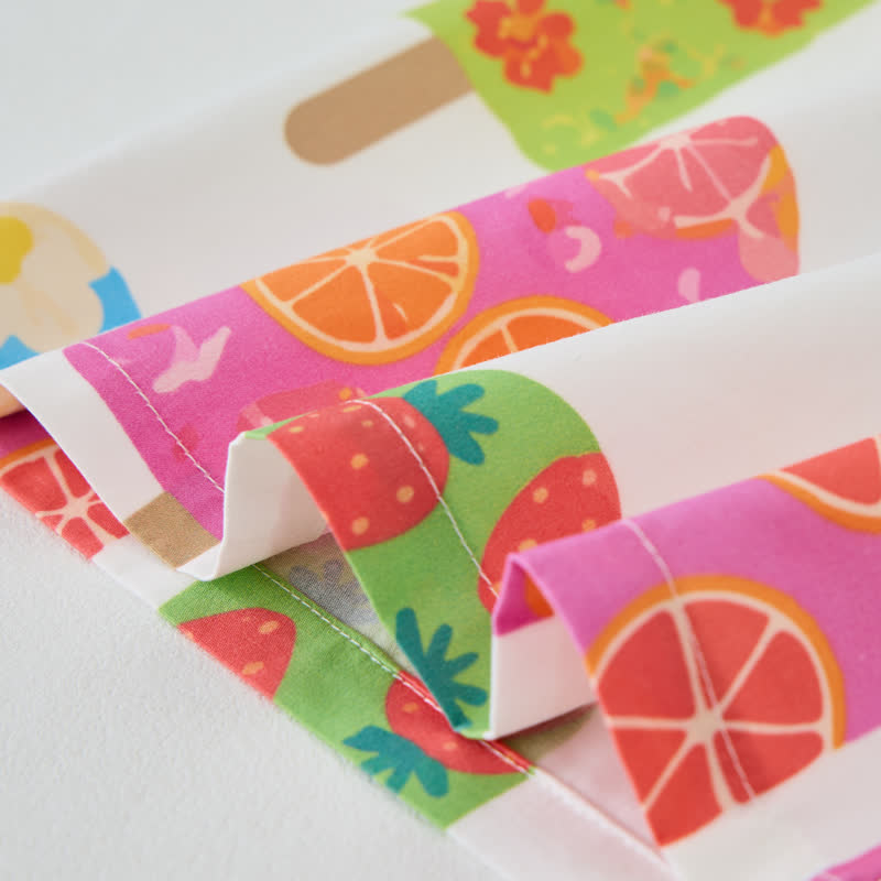 Toddler Colored Ice Cream Pattern Sleeveless 2-piece Set - image 7