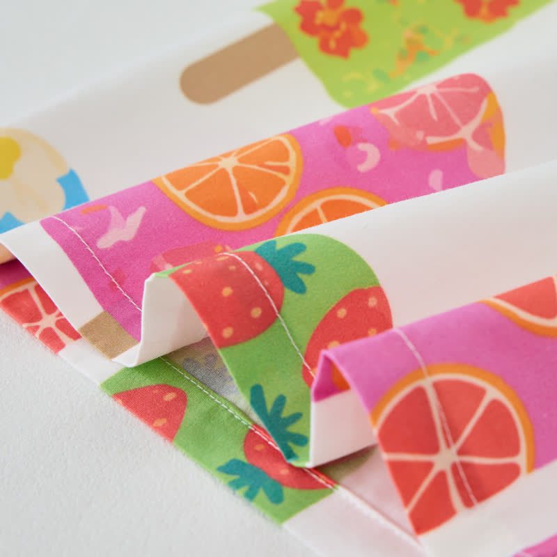 Toddler Colored Ice Cream Pattern Sleeveless 2-piece Set - image 7