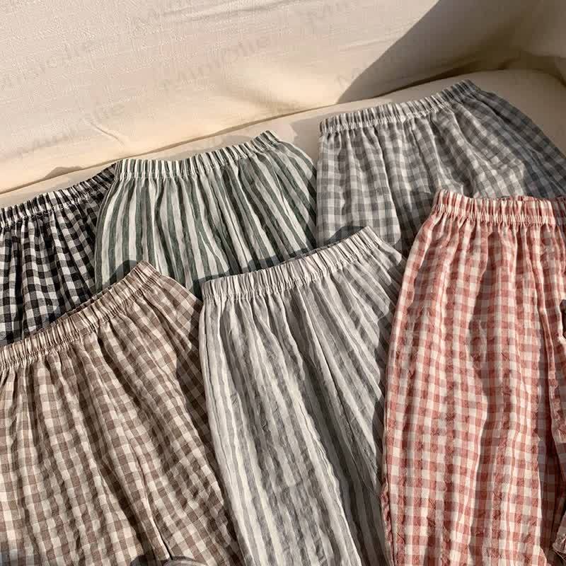 Toddler Cotton Striped or Plaid Pants - image 8