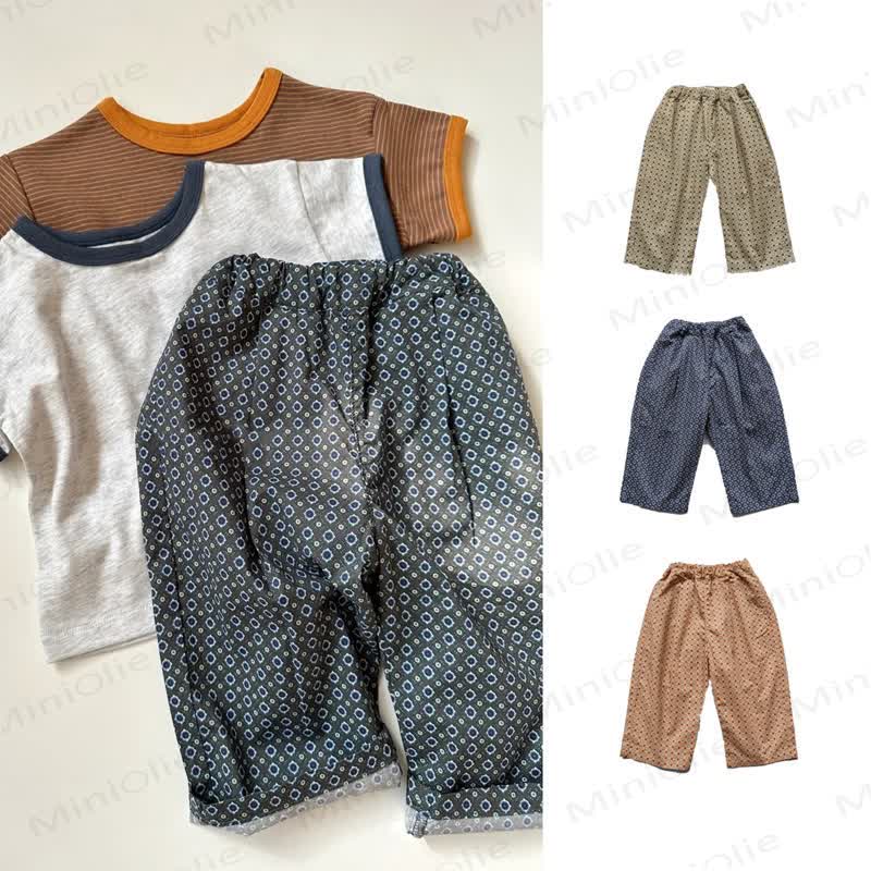 Toddler Cotton Polka Dot Pants - image 1