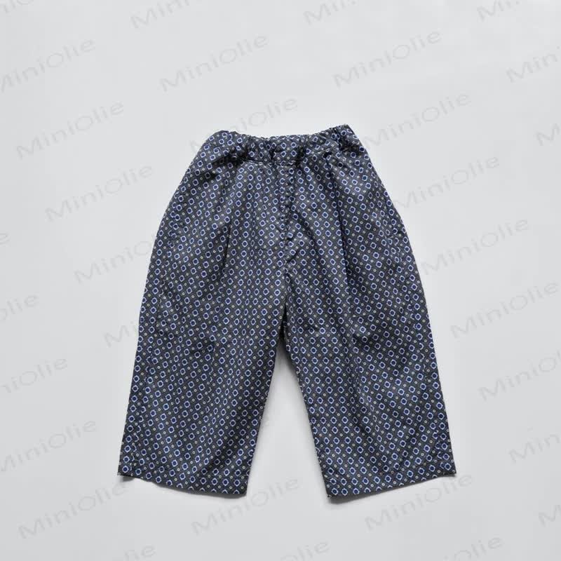 Toddler Cotton Polka Dot Pants - Navy - 4-5T - image 2