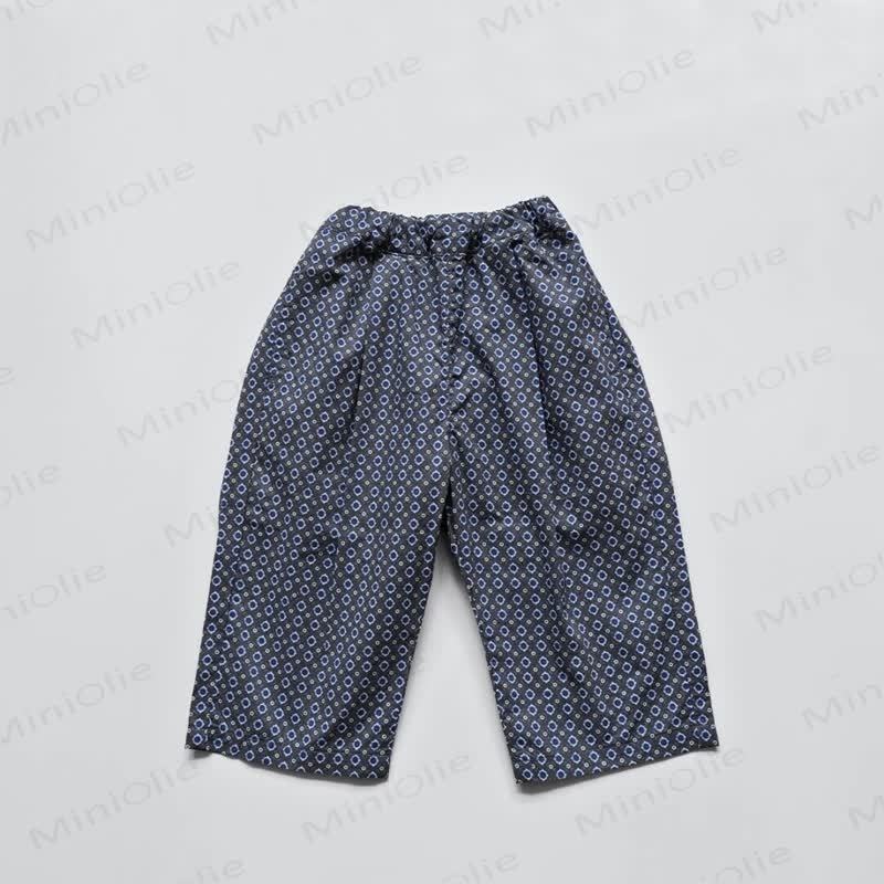 Toddler Cotton Polka Dot Pants - Navy - 4-5T - image 2