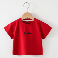 SMILE Toddler Baby Crew Neck Casual T-shirt - image 4