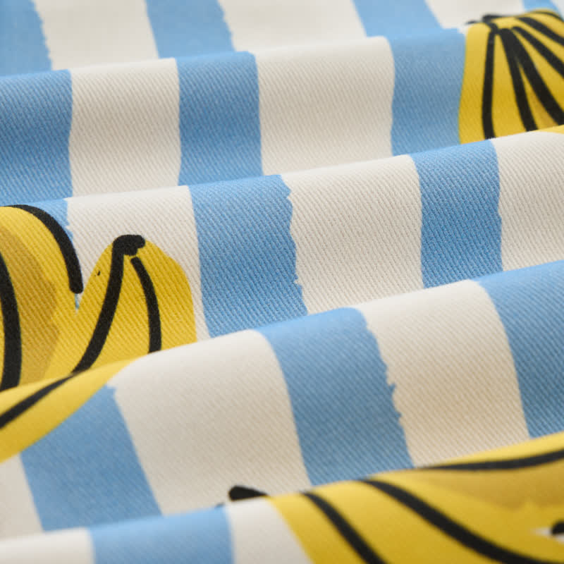 Baby Toddler Banana Blue Striped Pocket Overalls - image 4